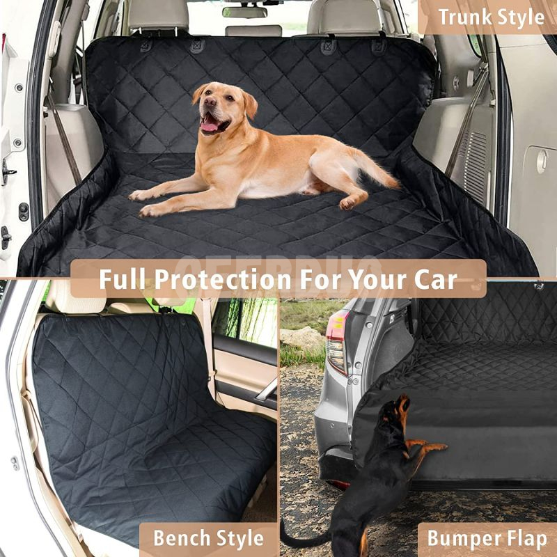 Non-Slip Dog Seat Cover Mat with Bumper Flap Cargo Area Protector GRDSC-4