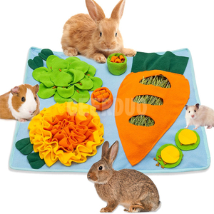 Small Pet Hay Feeding Mat Foraging Mat for Rabbits Guinea Pigs GRDFM-7