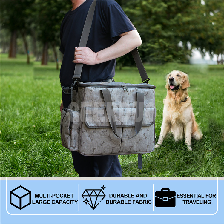 New Pattern Dog Travel Backpack Organizer Bag GRDBT- 10