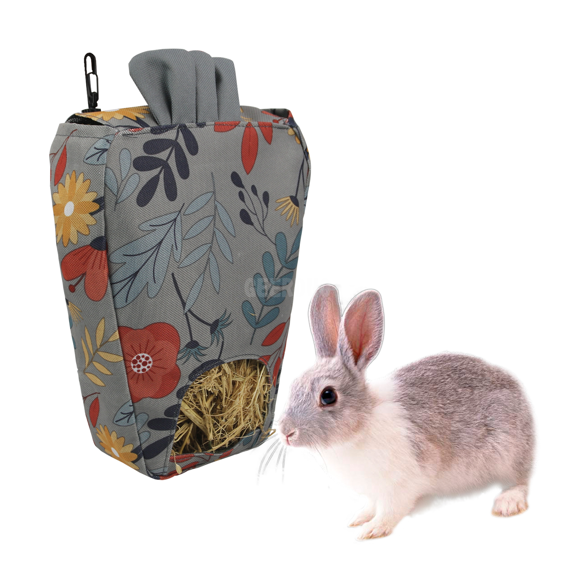 Carrot Shape Hay Feeder Bag for Guinea Pig and Rabbits GRDBF-1