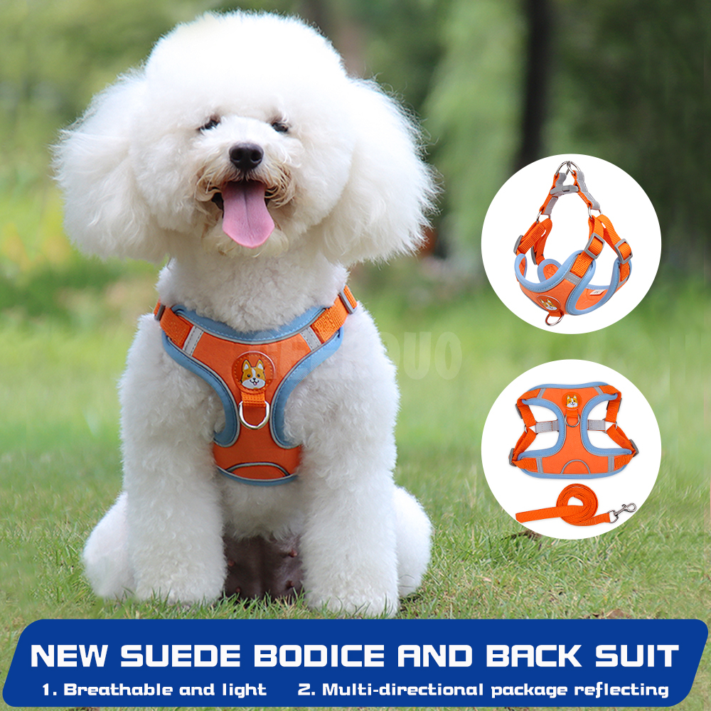 Soft Reflective Pet Vest Dog Harness GRDHH-1