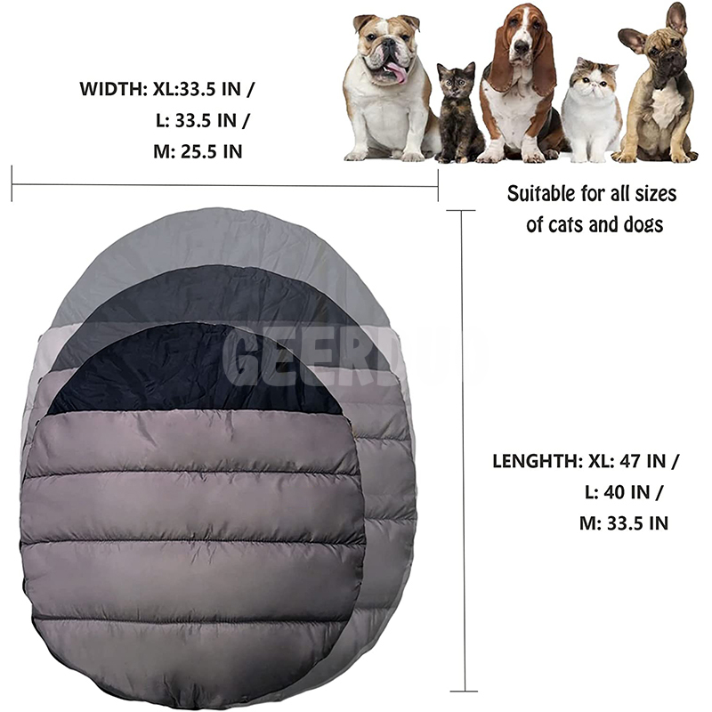 Large Soft Warm Dog Sleeping Bag Camping Pet Bed GRDEE-6