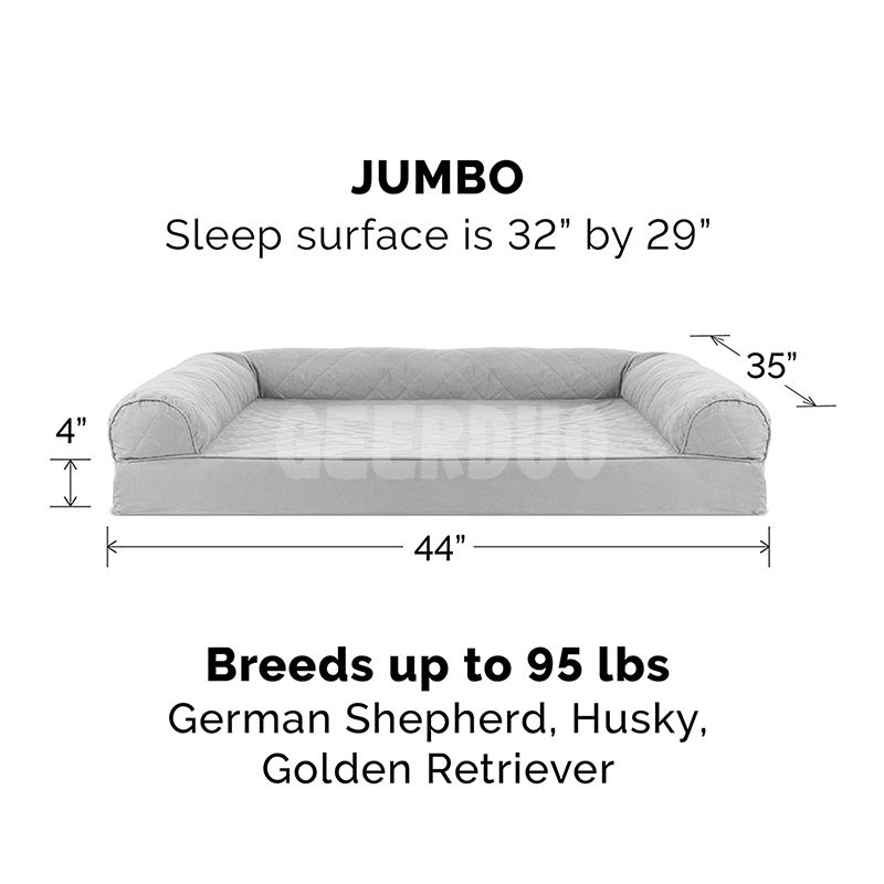Orthopedic Dog Bed with Cooling Gel Memory Foam GRDDB-13