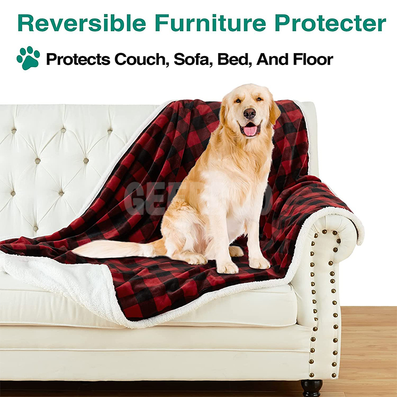 Pee Proof Dog Blanket for Bed Couch Sofa GRDDK-8