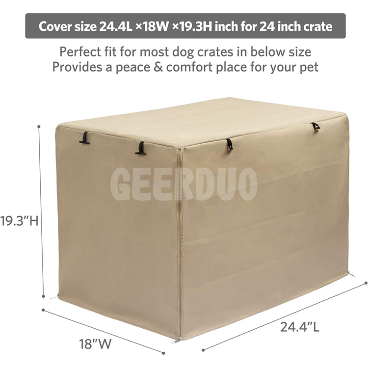 Double Door Dog Crate Cover GRDCO-4