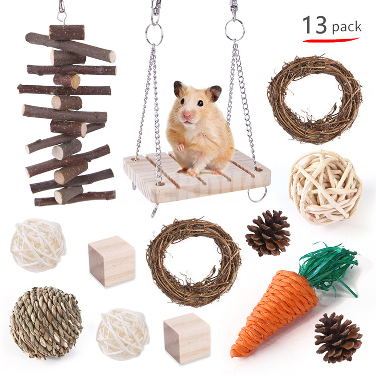 Hamster Chewing Toys 6 PCS Set GRDTO -5