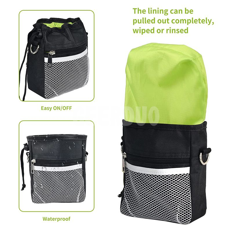 Dog Treat Pouch with Waist Belt Poop Bag Dispenser GRDBR-6