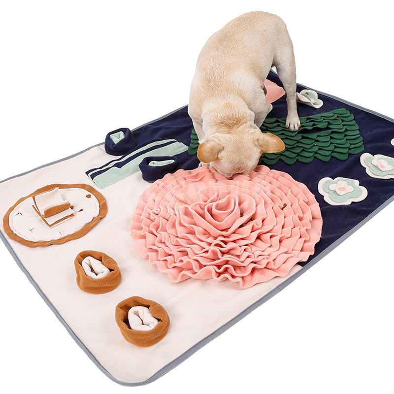 Large Dog Snuffle Mat Interactive Feed Game with Puzzles GRDFM-9