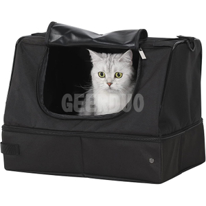 Portable Collapsible Travel Cat Litter Box with Lid Standard GRDGL-7