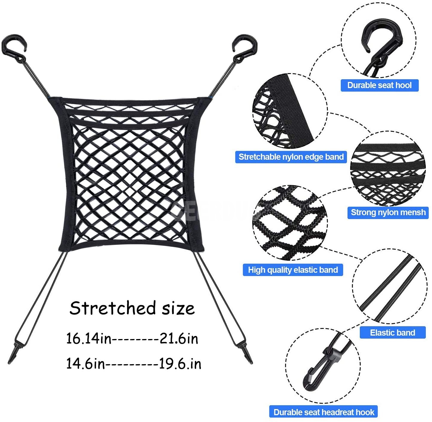  3-Layer Pet Car Mesh Fence Dog Car Barrier GRDSA-1