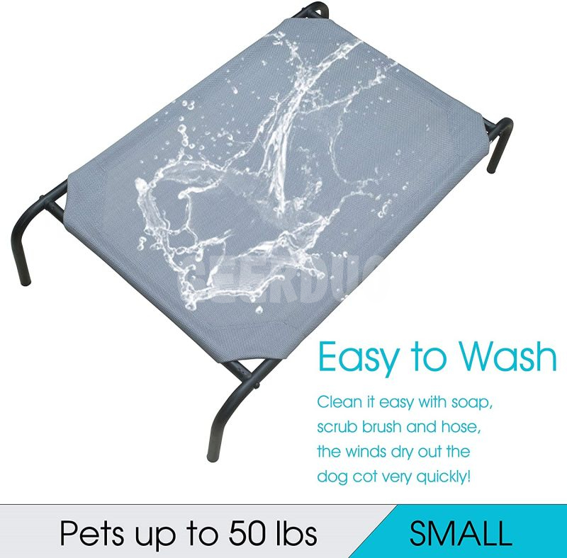 Portable Elevated Pet Bed Elevated Cooling Pet Cot GRDDE-2