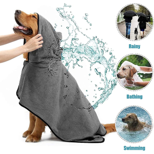  Dog Bathrobe Dog Drying Towel Microfibre Material GRDGB-6