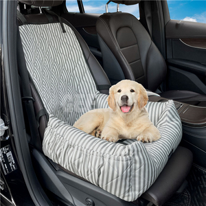 Washable Pet Car Seat Booster With Safety Leash GRDO-25