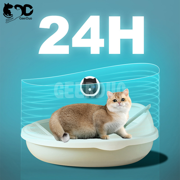Cat Litter Deodorizer 9-Day Battery Life for All Kinds of Cat Litter Box GRDSP-4