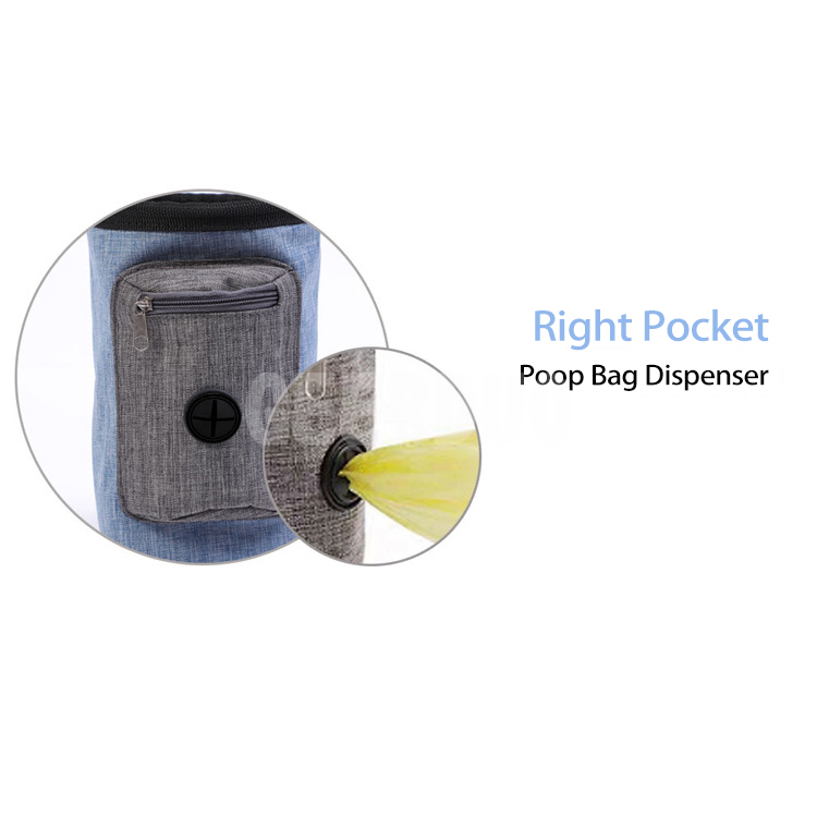 Pet Training Bag Holder Built-in Poop Waste Bag Dispenser GRDBR-5