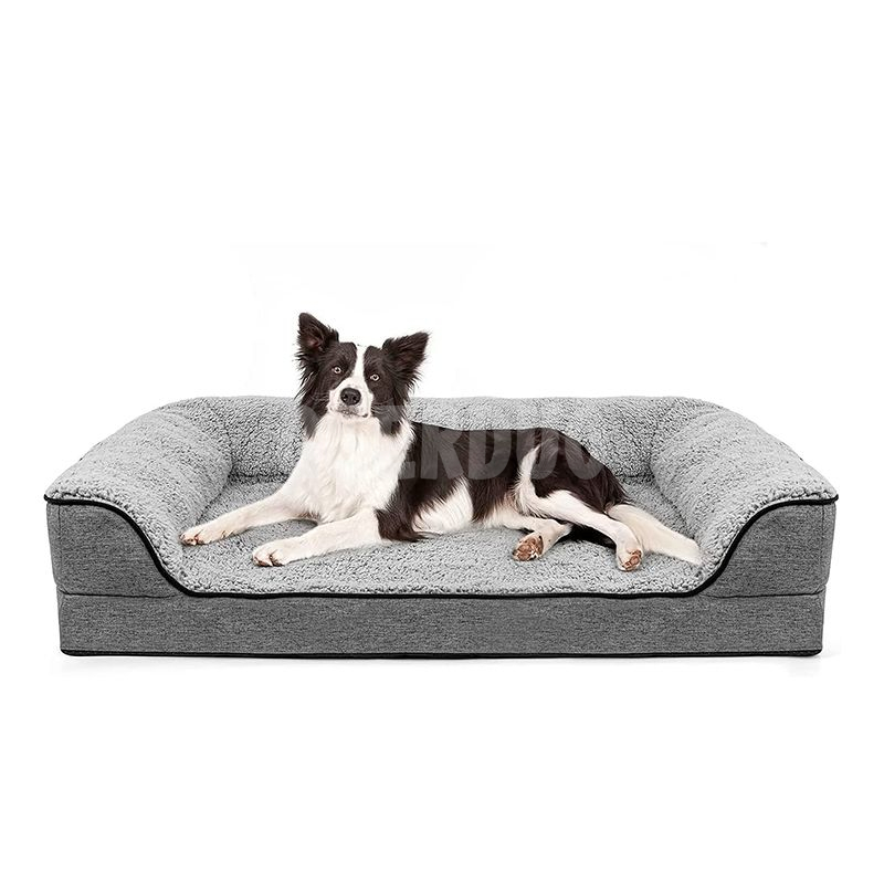 Bolster Couch Dog Bed Foam Nonskid Dog Mat GRDDB-6