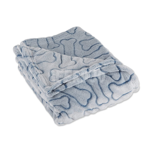 Bone Dry Embossed Bone Print Pet Blanket GRDDK-7