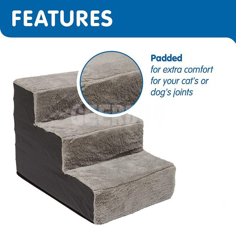 Pet Stairs for High Beds and Couches Machine Washable Cover GRDCS-1