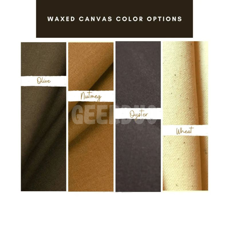 Outdoor Waxed Canvas Finished with Premium Leather Back Seat Dog Cover GRDSB-13