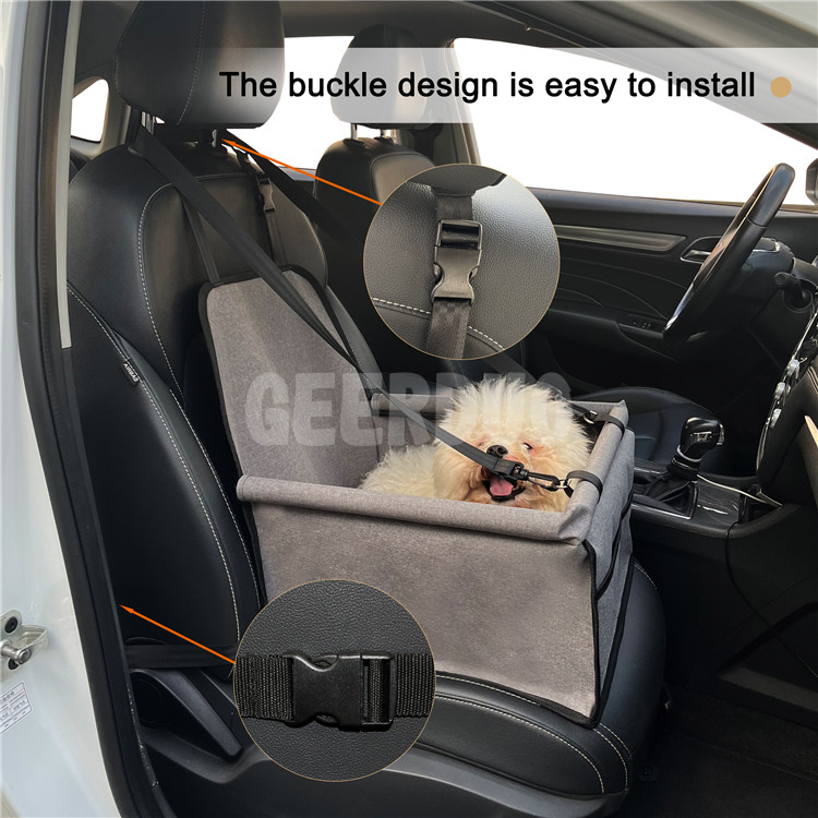 Foldable Portable Puppy Pet Car Booster Seats with Belt GRDO-13