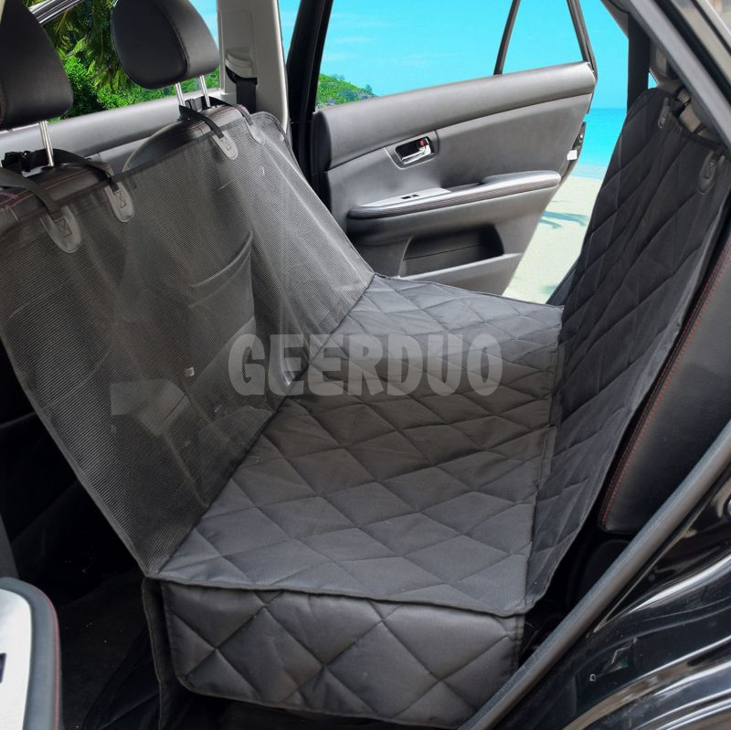 Dog Seat Cover with Mesh Window Dog Hammock for Car GRDSB-5