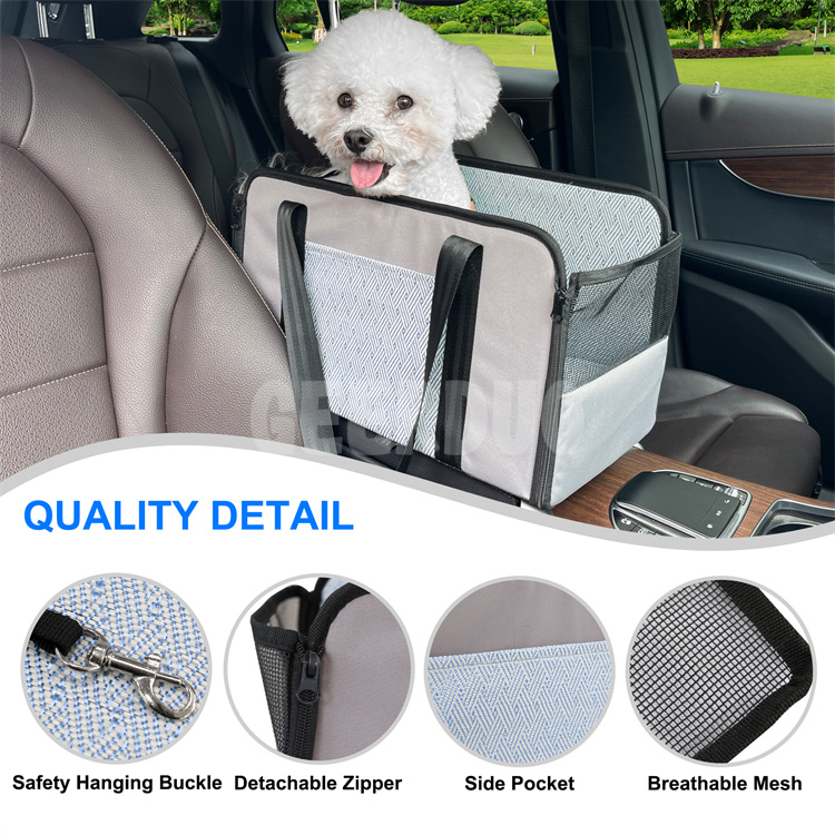 Breathable And Foldable Pet Car Dog Console Seat GRDO-23