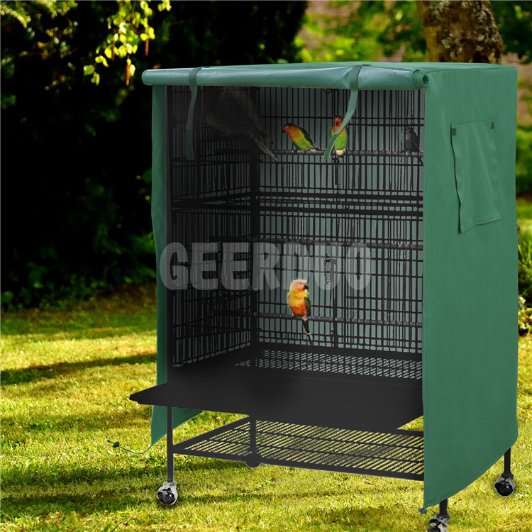 Warm Windproof Waterproof Shell Shield for Square Bird Cage Crate GRDCO-3