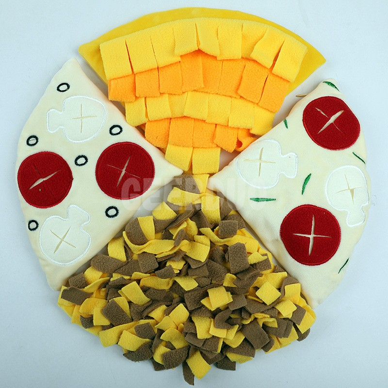 Pizza Dog Interactive Pet Snuffle Mats Feeding Mat with Puzzles GRDFM-1