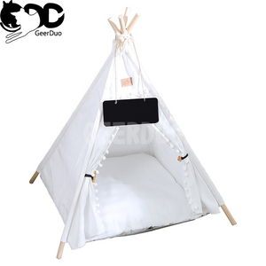 Portable Pet Teepee for Small Pets with Cushions GRDTE-9
