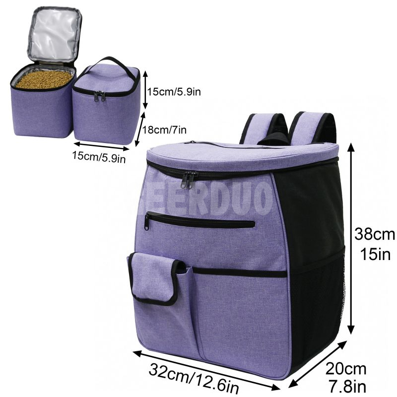 Dog Travel Backpack Organizer Bag GRDBT- 9