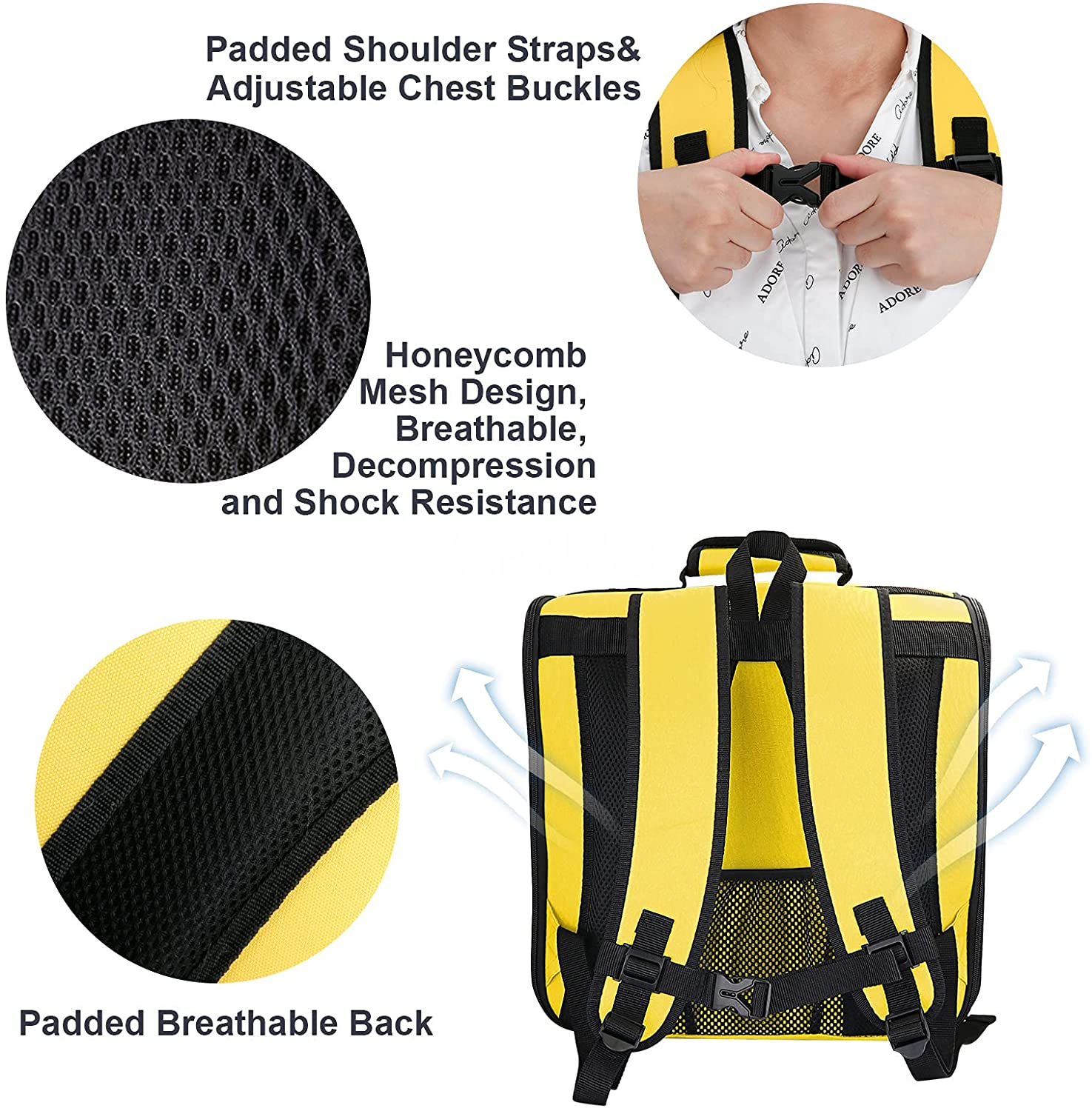 Pet Travel Carrier Backpack for Hiking Camping GRDBB-8