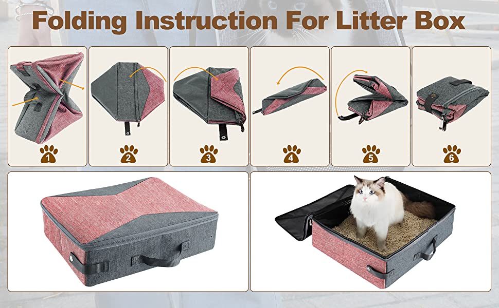 Wholesale Portable Travel Cat Litter Box GRDGL1 Geerduo Pet