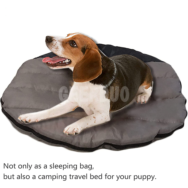 Large Soft Warm Dog Sleeping Bag Camping Pet Bed GRDEE-6