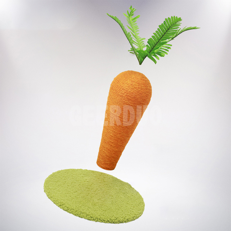 Carrot Cat Scratching Post Designed for Vertical Scratch GRDTR -4
