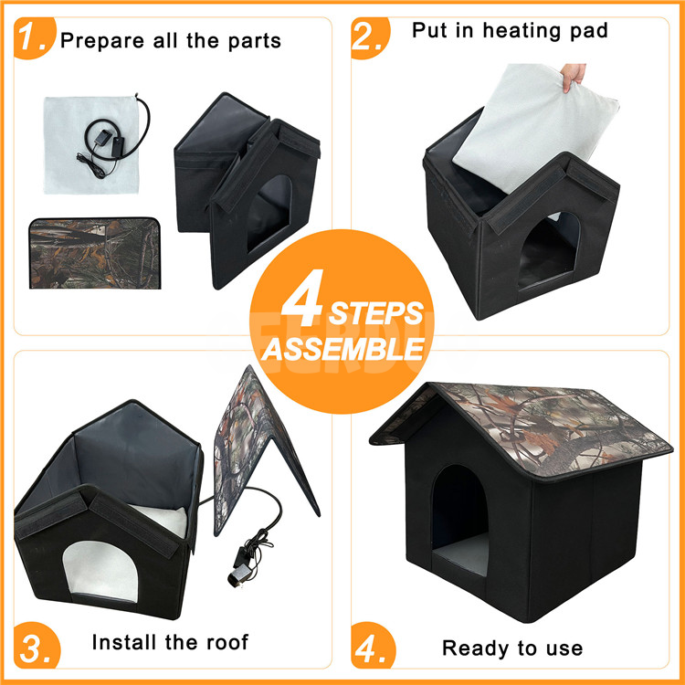 Waterproof And Insulated Heated Pet House GRDDC-18
