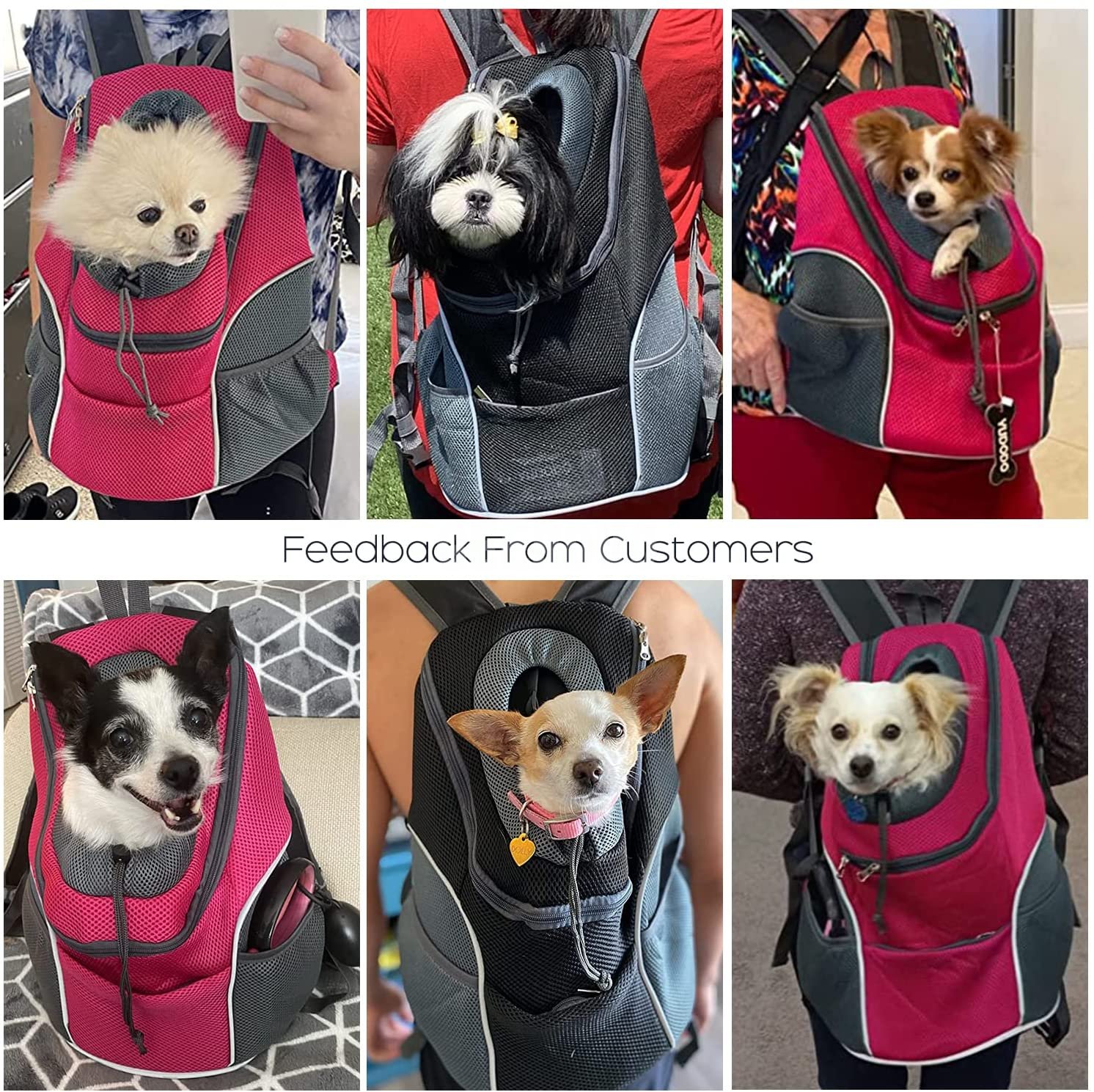 Breathable Head Out Dog Carrier Backpack GRDBB-6