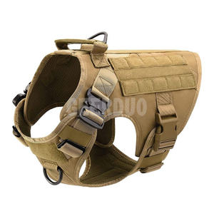Tactical Dog Harness for Training Walking Hiking Hunting GRDHH-12