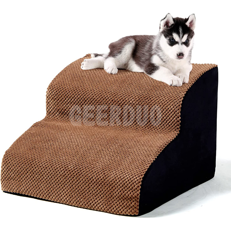 Pet Stairs for High Beds and Couches Machine Foldable Cover GRDCS-10