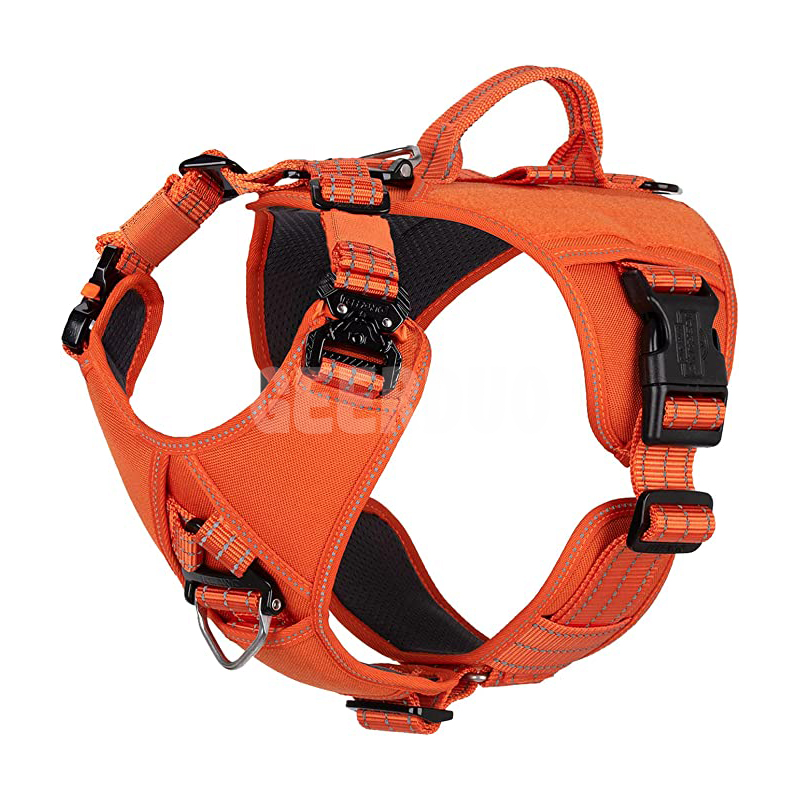 Reflective Quick Moving Tactical Dog Harness with Handle GRDHH-19