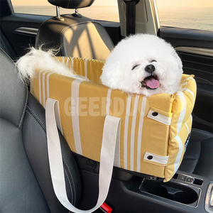 Portable pet Car Seat Washable Booster on Car Armrest GRDO-20